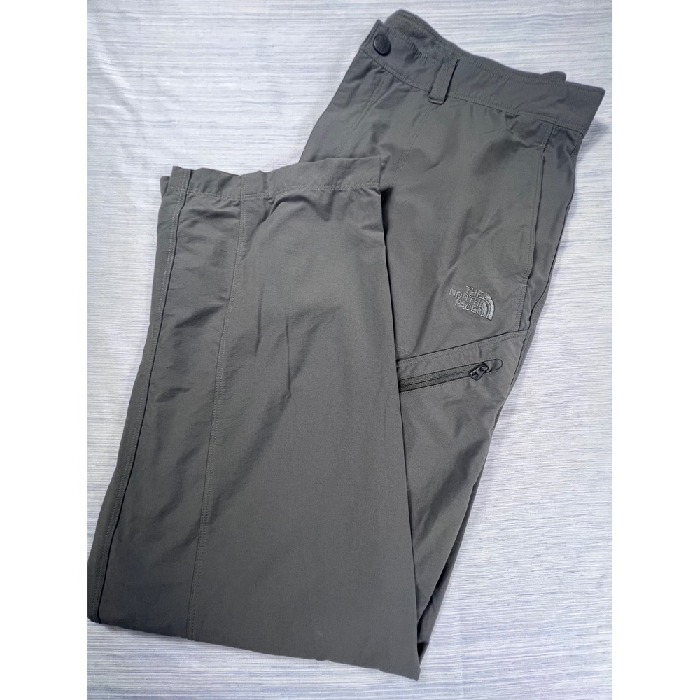 The North Face Mens Gray Hiking Pants Size 38 Regular Technical Cargo Trousers